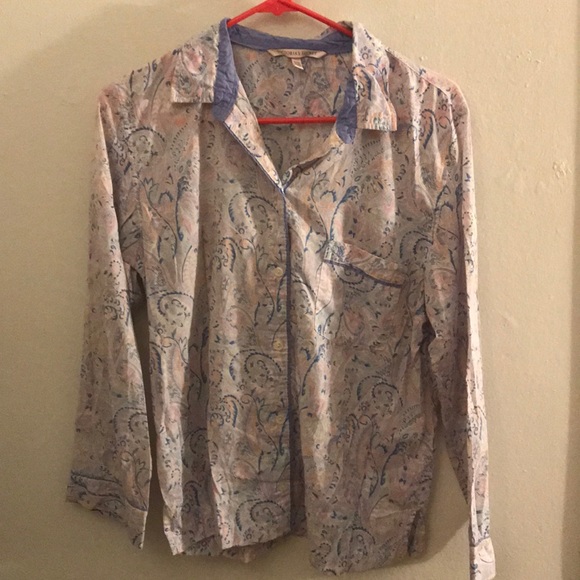 Victoria Secret | Paisley Print Pajama Top - Picture 3 of 4